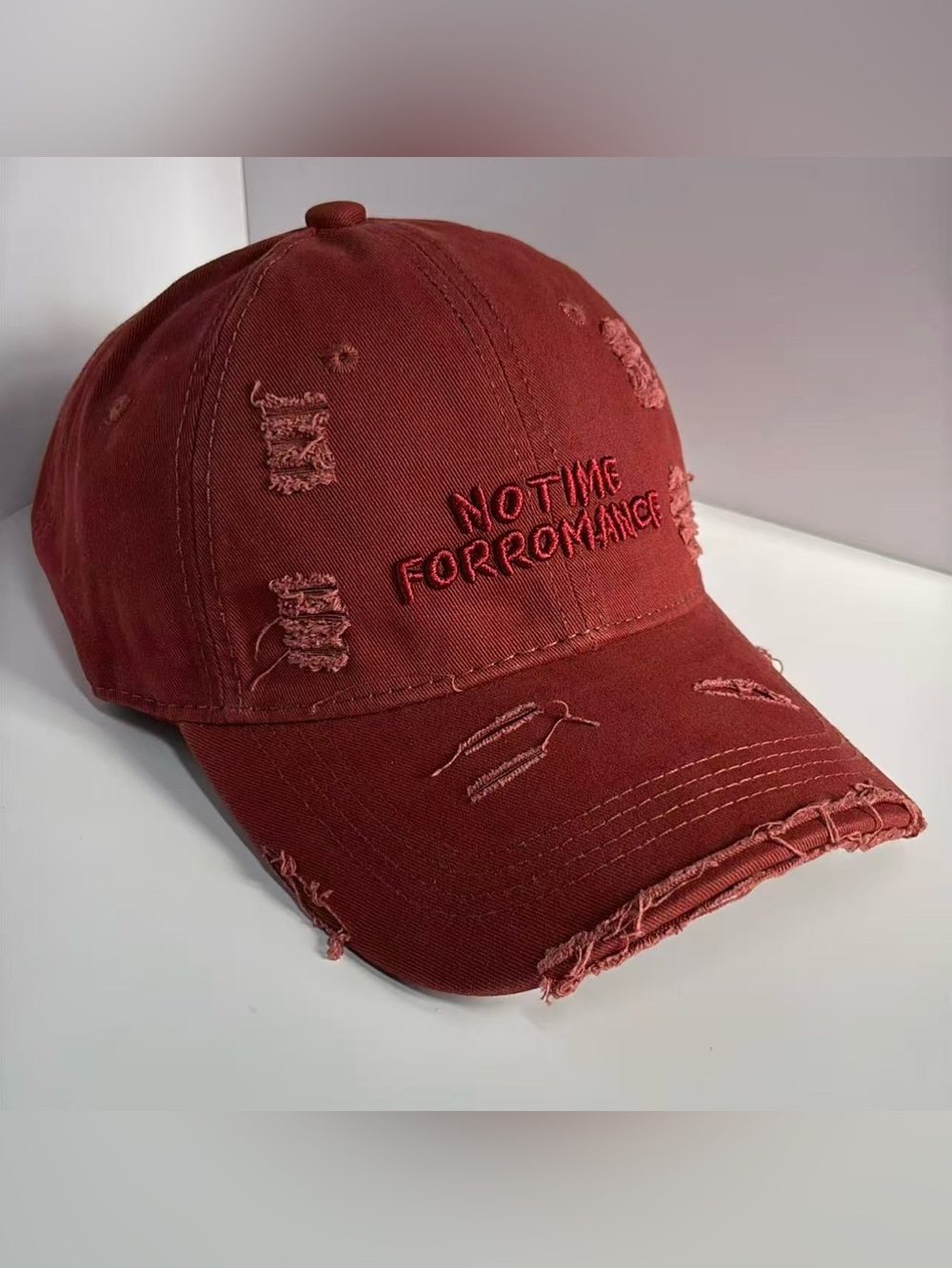 Vintage Distressed Washed Adjustable Baseball Cap for Men Women